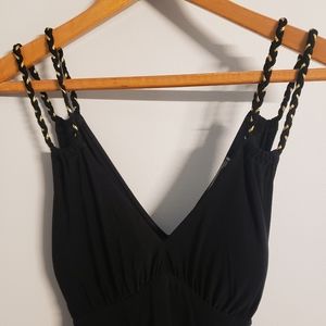 GUESS black dress with gold straps